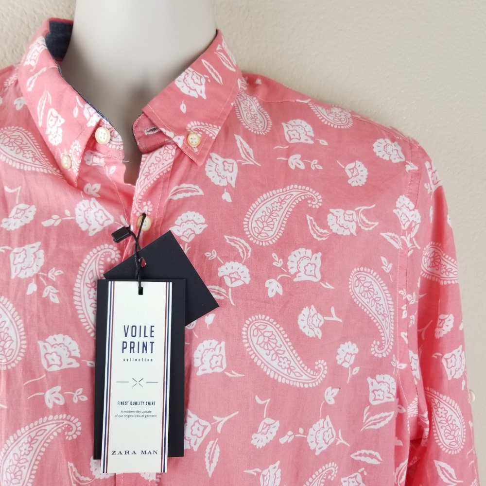 Zara Man Button Shirt - Picture 2 of 7